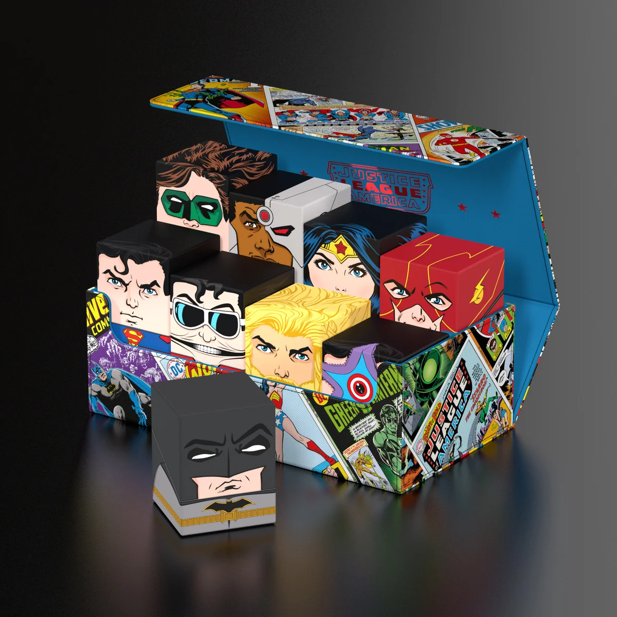 Squaroes Collectors Case 800 DC Justice League™ - Vintage Comics