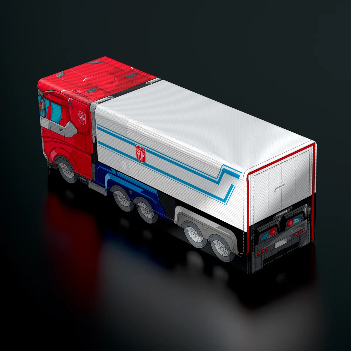 Squaroes Collectors Case 400 Squaroe Transformers - Optimus Prime Truck