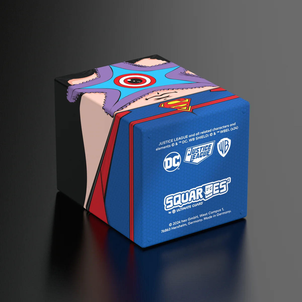 DC Justice League Squaroe deck box by Ultimate Guard